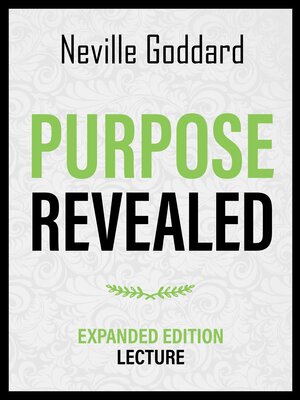 cover image of Purpose Revealed--Expanded Edition Lecture